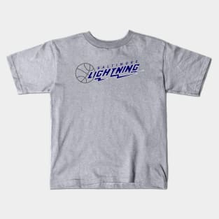 Defunct Baltimore Lightning CBA Basketball 1985 Kids T-Shirt